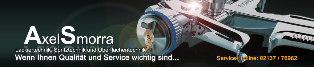 Axel Smorra Neuss - Lackiertechnik, Spritztechnik und Oberflächentechnik