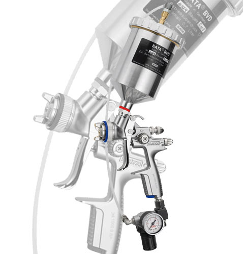 ATAjet 1000 B Lackierpistole mit BVD Anbausatz ideale baustellenlösung